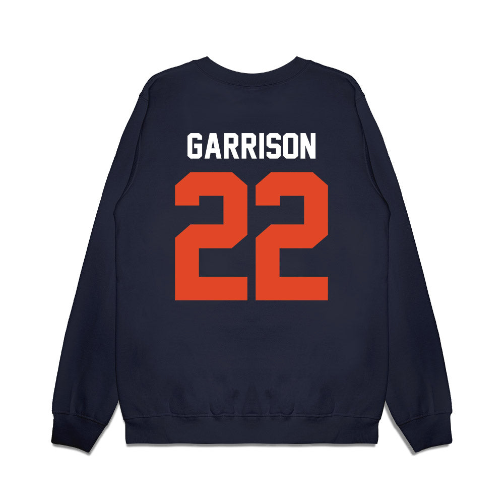 Oregon State - NCAA Football : Tre Garrison - Vintage Helmet Premium Crewneck Sweatshirt-1