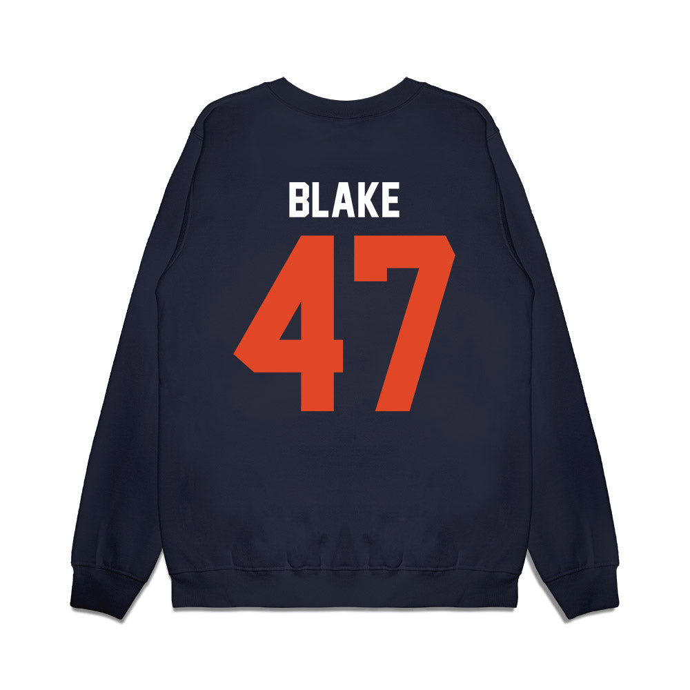 Oregon State - NCAA Football : Tyree Blake - Vintage Helmet Premium Crewneck Sweatshirt-1