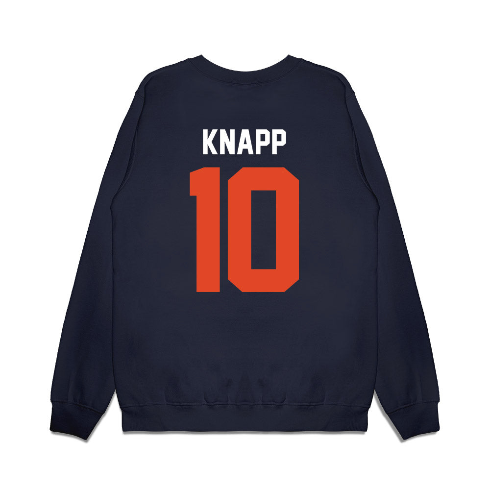 Oregon State - NCAA Football : Logan Knapp - Vintage Helmet Premium Crewneck Sweatshirt-1