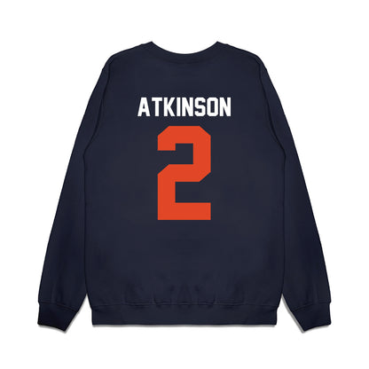 Oregon State - NCAA Football : Braden Atkinson - Vintage Helmet Premium Crewneck Sweatshirt-1