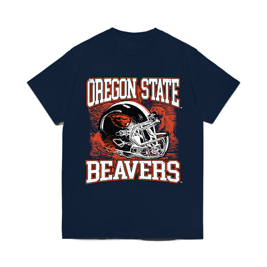 Oregon State - NCAA Football : Ross Nickson III - Vintage Helmet Comfort Colors T-Shirt-0
