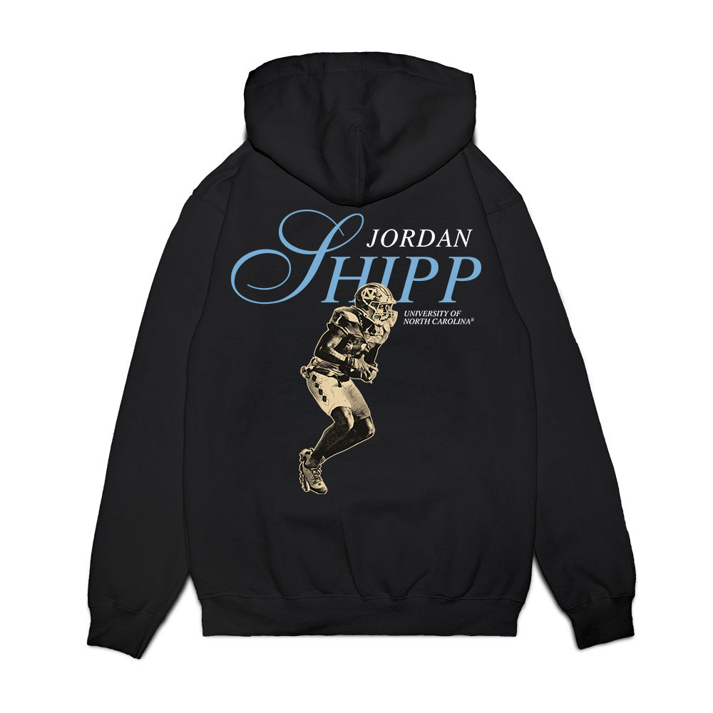 UNC - NCAA Football : Jordan Shipp - Legacy Premium Hooded Sweatshirt-1