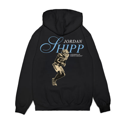 UNC - NCAA Football : Jordan Shipp - Legacy Premium Hooded Sweatshirt-1