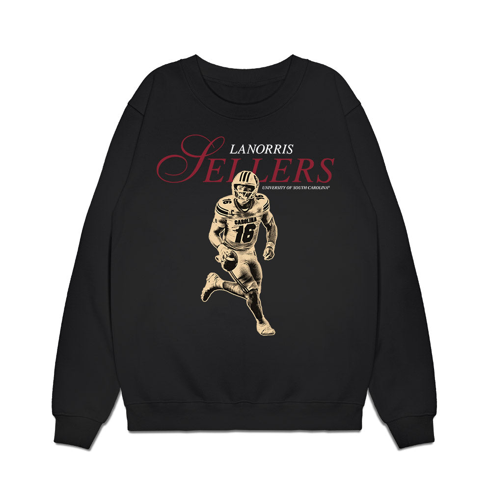 South Carolina - NCAA Football : LaNorris Sellers - Legacy Premium Crewneck Sweatshirt-0
