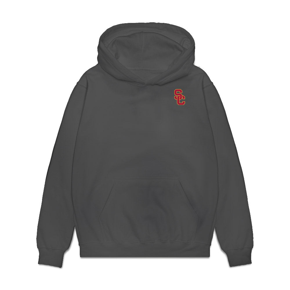 USC - NCAA Football : Justin Tauanuu - Legacy Premium Hooded Sweatshirt-0