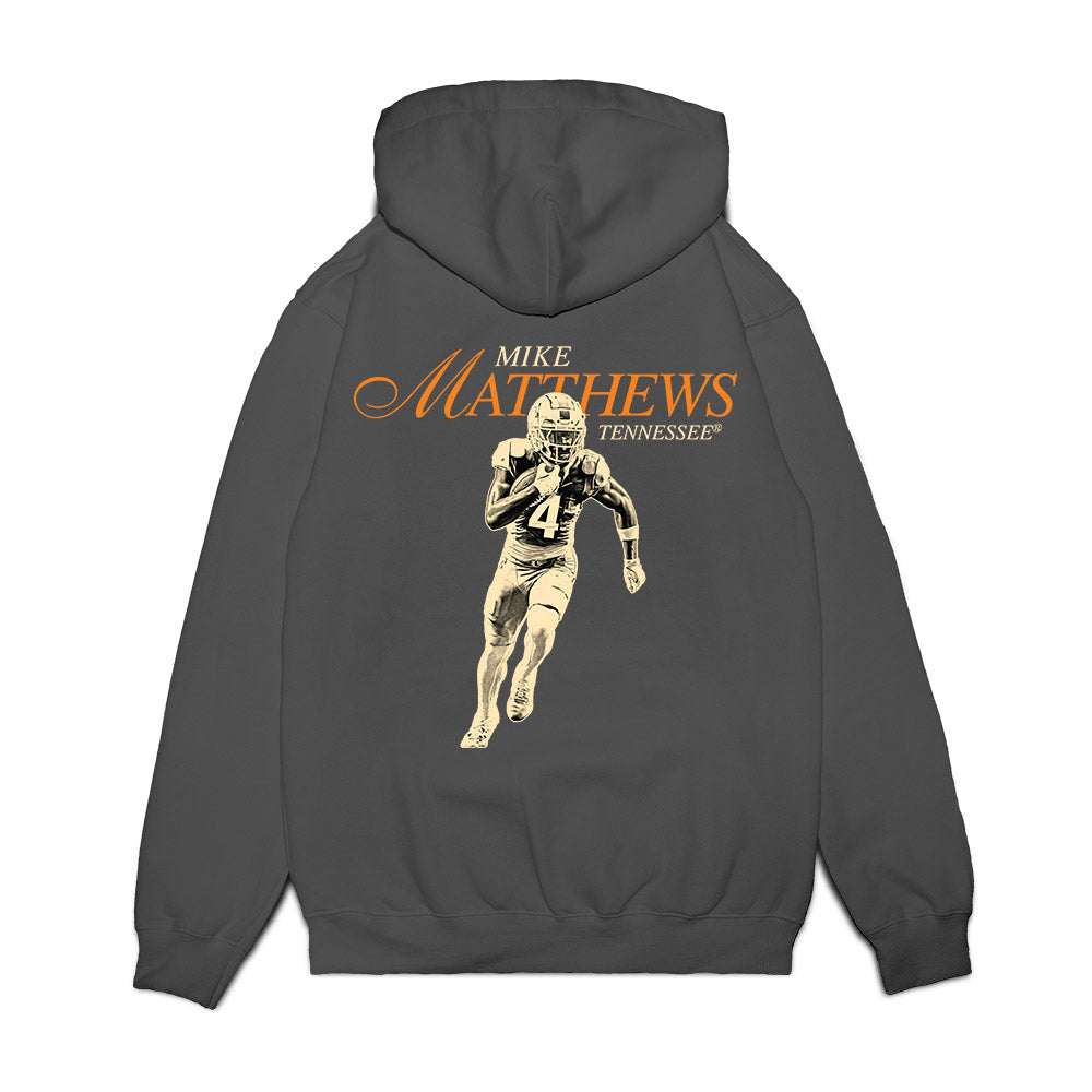 Tennessee - NCAA Football : Mike Matthews - Legacy Premium Hooded Sweatshirt-1