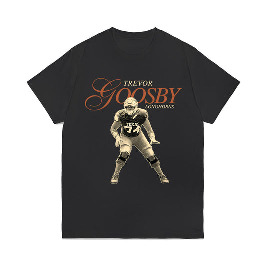 Texas - NCAA Football : Trevor Goosby - Legacy Comfort Colors T-Shirt-0