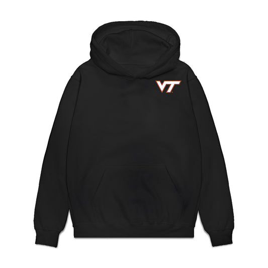 Virginia Tech - NCAA Football : Ayden Greene - Collage Premium Hooded Sweatshirt-0