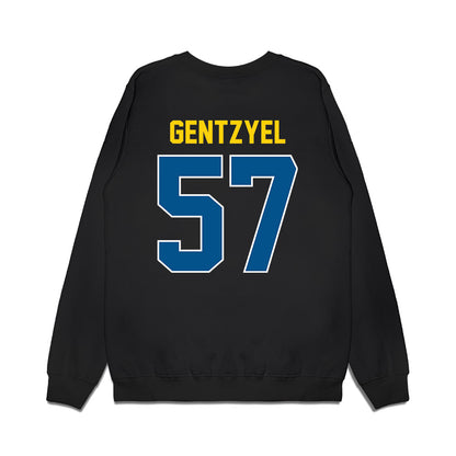 Delaware - NCAA Football : Gehret Gentzyel - Vintage Helmet Premium Crewneck Sweatshirt-1