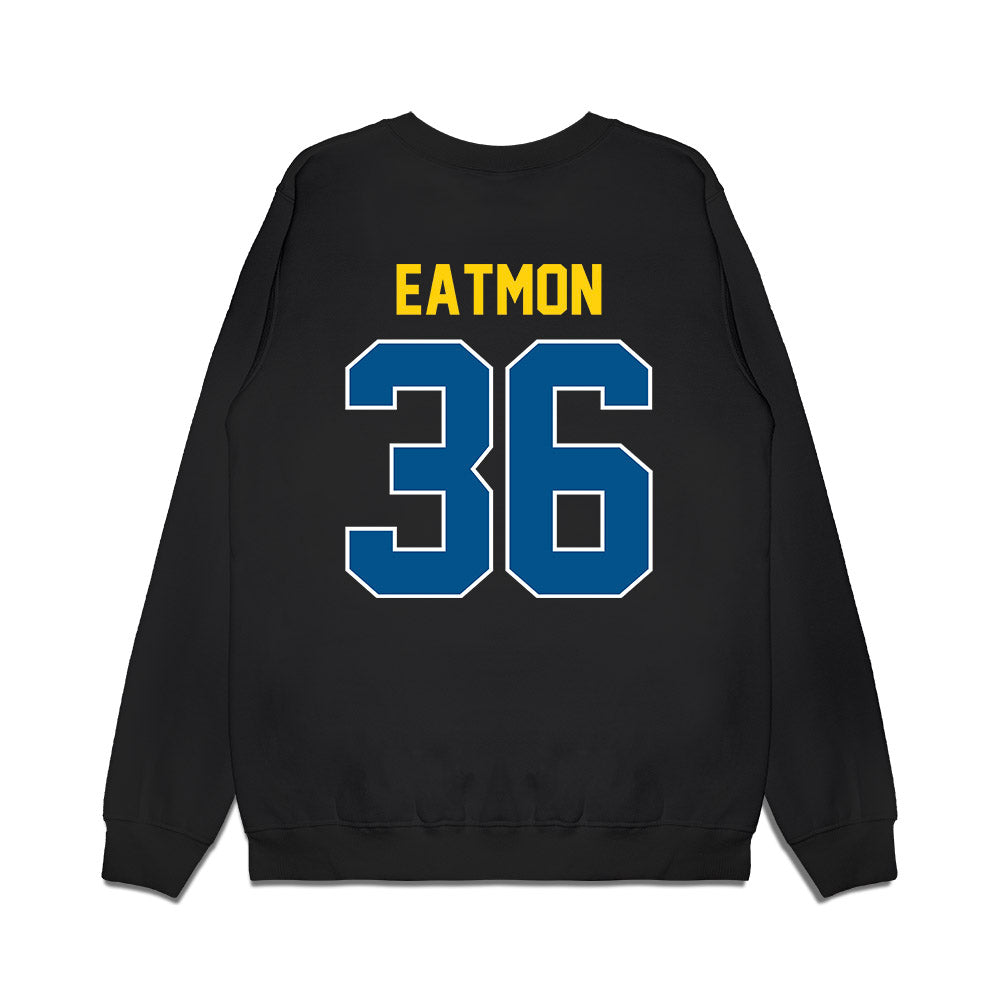 Delaware - NCAA Football : Nasir Eatmon - Vintage Helmet Premium Crewneck Sweatshirt-1
