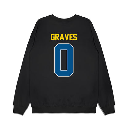 Delaware - NCAA Football : Bryson Graves - Vintage Helmet Premium Crewneck Sweatshirt-1