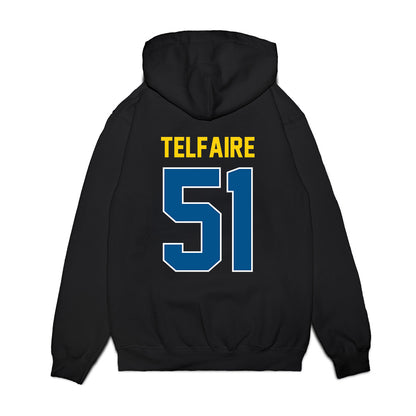 Delaware - NCAA Football : Chandler Telfaire - Vintage Helmet Premium Hooded Sweatshirt-1