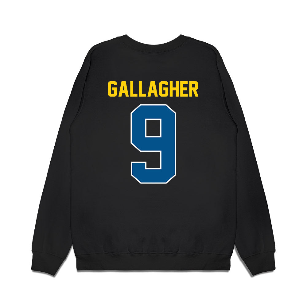 Delaware - NCAA Football : Colin Gallagher - Vintage Helmet Premium Crewneck Sweatshirt-1