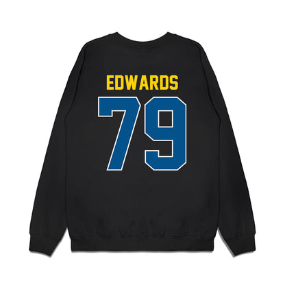 Delaware - NCAA Football : Jaiden Edwards - Vintage Helmet Premium Crewneck Sweatshirt-1