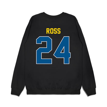 Delaware - NCAA Football : Jalen Ross - Vintage Helmet Premium Crewneck Sweatshirt-1