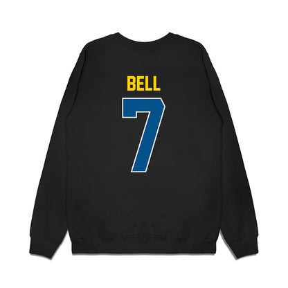 Delaware - NCAA Football : Tyler Bell - Vintage Helmet Premium Crewneck Sweatshirt-1