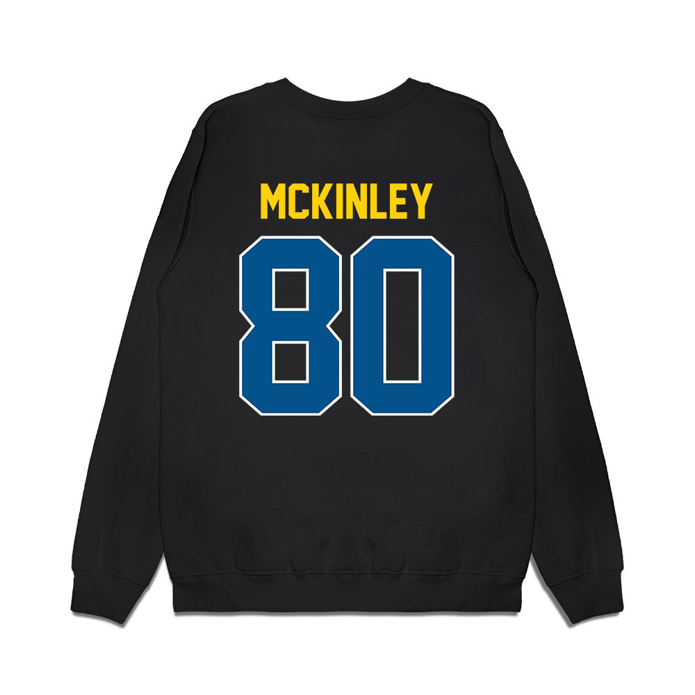 Delaware - NCAA Football : Matthew McKinley - Vintage Helmet Premium Crewneck Sweatshirt-1
