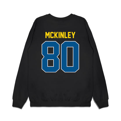 Delaware - NCAA Football : Matthew McKinley - Vintage Helmet Premium Crewneck Sweatshirt-1