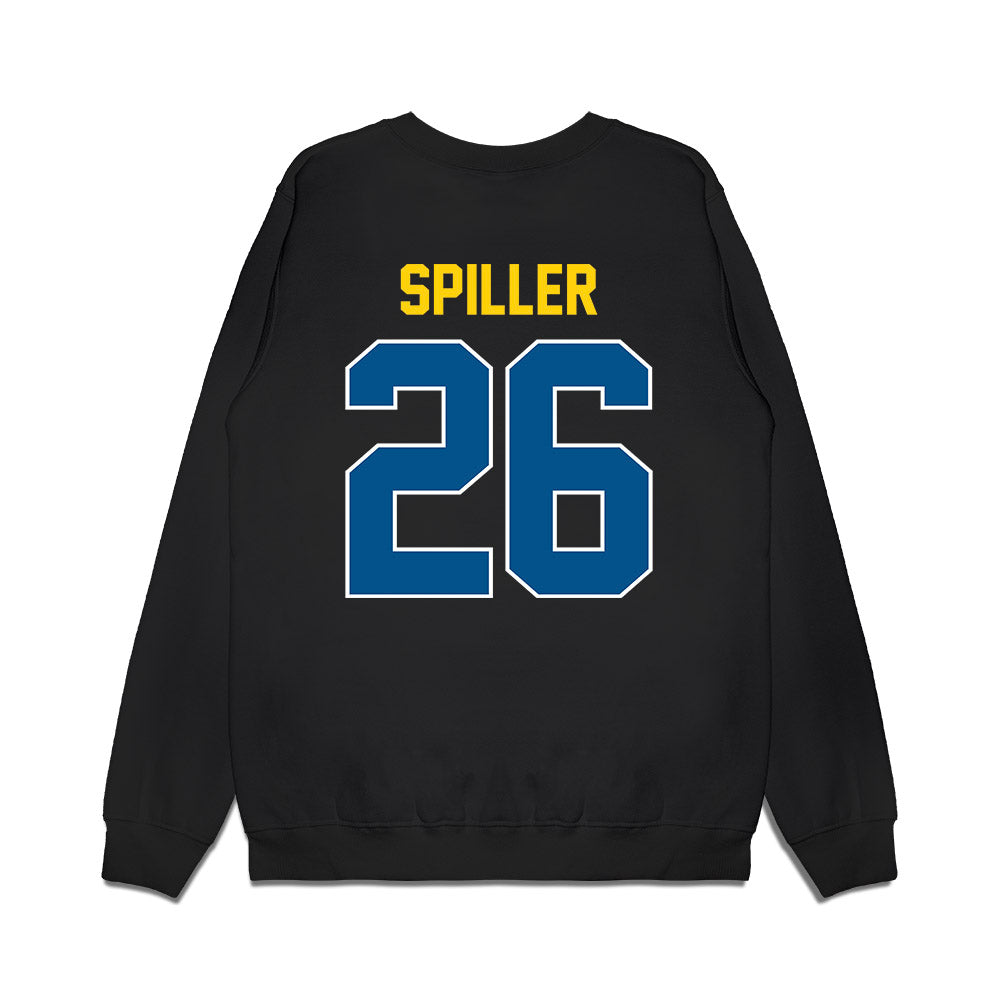 Delaware - NCAA Football : Greg Spiller - Vintage Helmet Premium Crewneck Sweatshirt-1