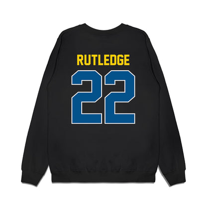Delaware - NCAA Football : Dorian Rutledge - Vintage Helmet Premium Crewneck Sweatshirt-1