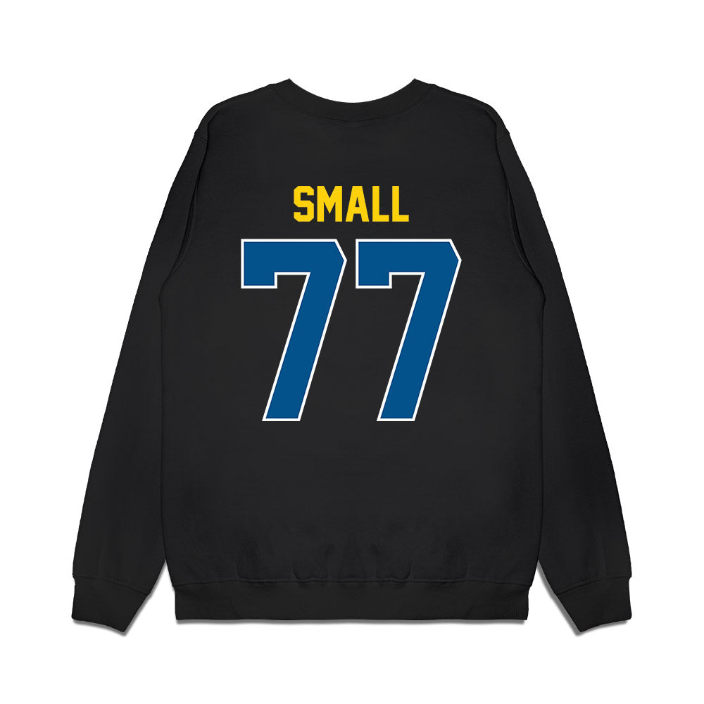 Delaware - NCAA Football : Jack Small - Vintage Helmet Premium Crewneck Sweatshirt-1
