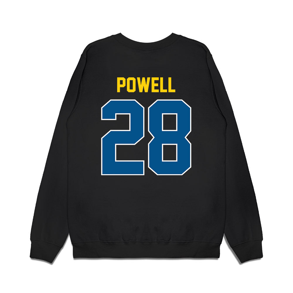 Delaware - NCAA Football : NaKeem Powell - Vintage Helmet Premium Crewneck Sweatshirt-1
