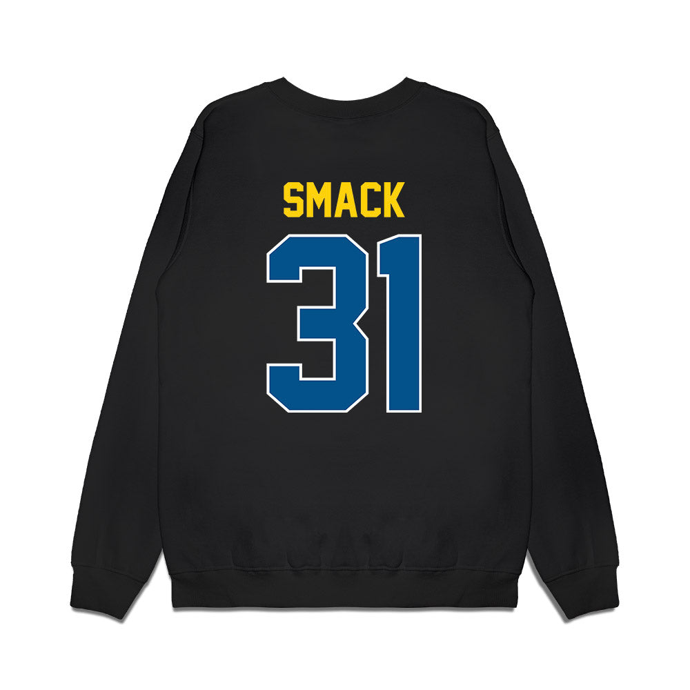 Delaware - NCAA Football : Tucker Smack - Vintage Helmet Premium Crewneck Sweatshirt-1