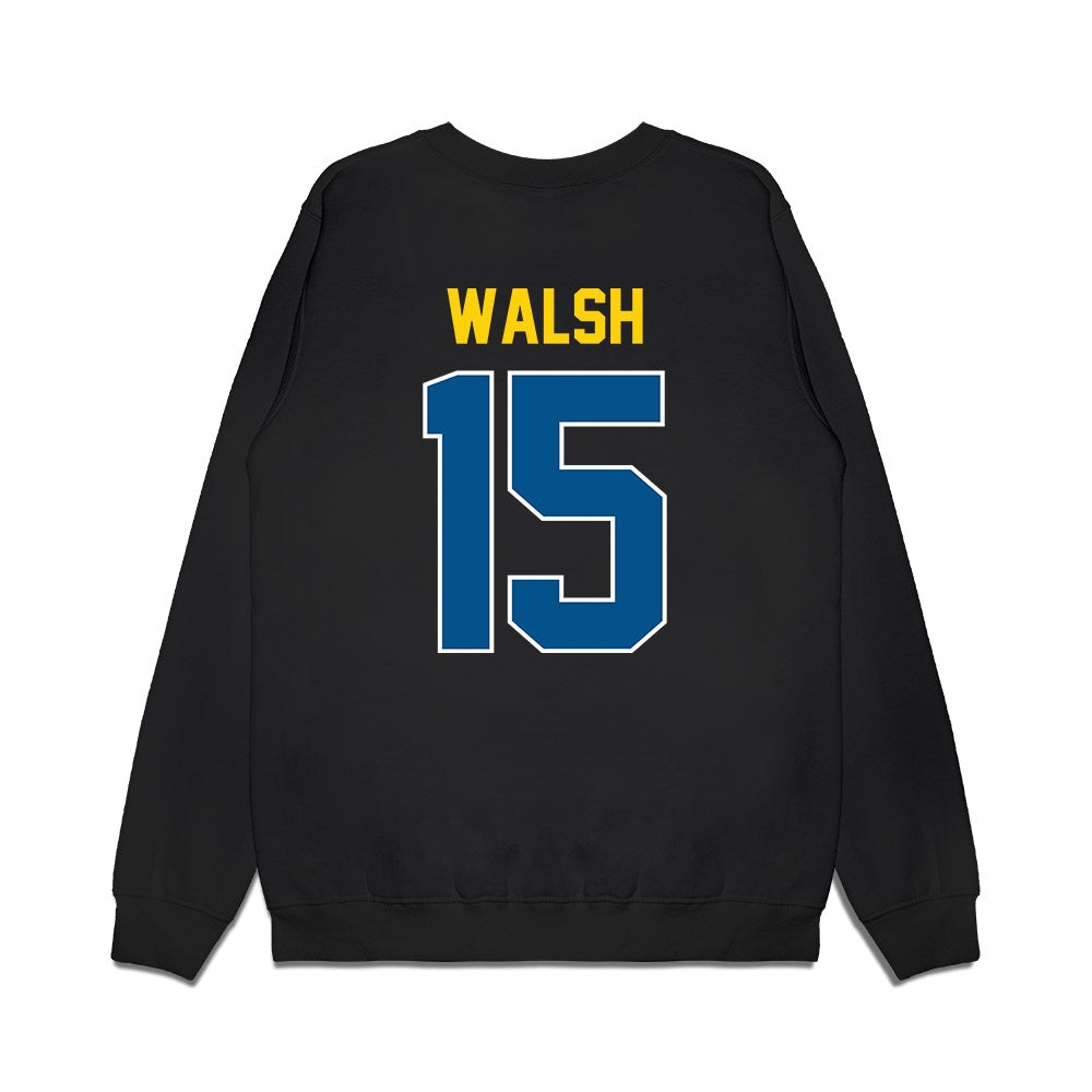 Delaware - NCAA Football : Rowen Walsh - Vintage Helmet Premium Crewneck Sweatshirt-1