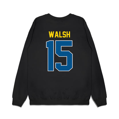 Delaware - NCAA Football : Rowen Walsh - Vintage Helmet Premium Crewneck Sweatshirt-1