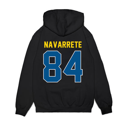 Delaware - NCAA Football : Ashton Navarrete - Vintage Helmet Premium Hooded Sweatshirt-1
