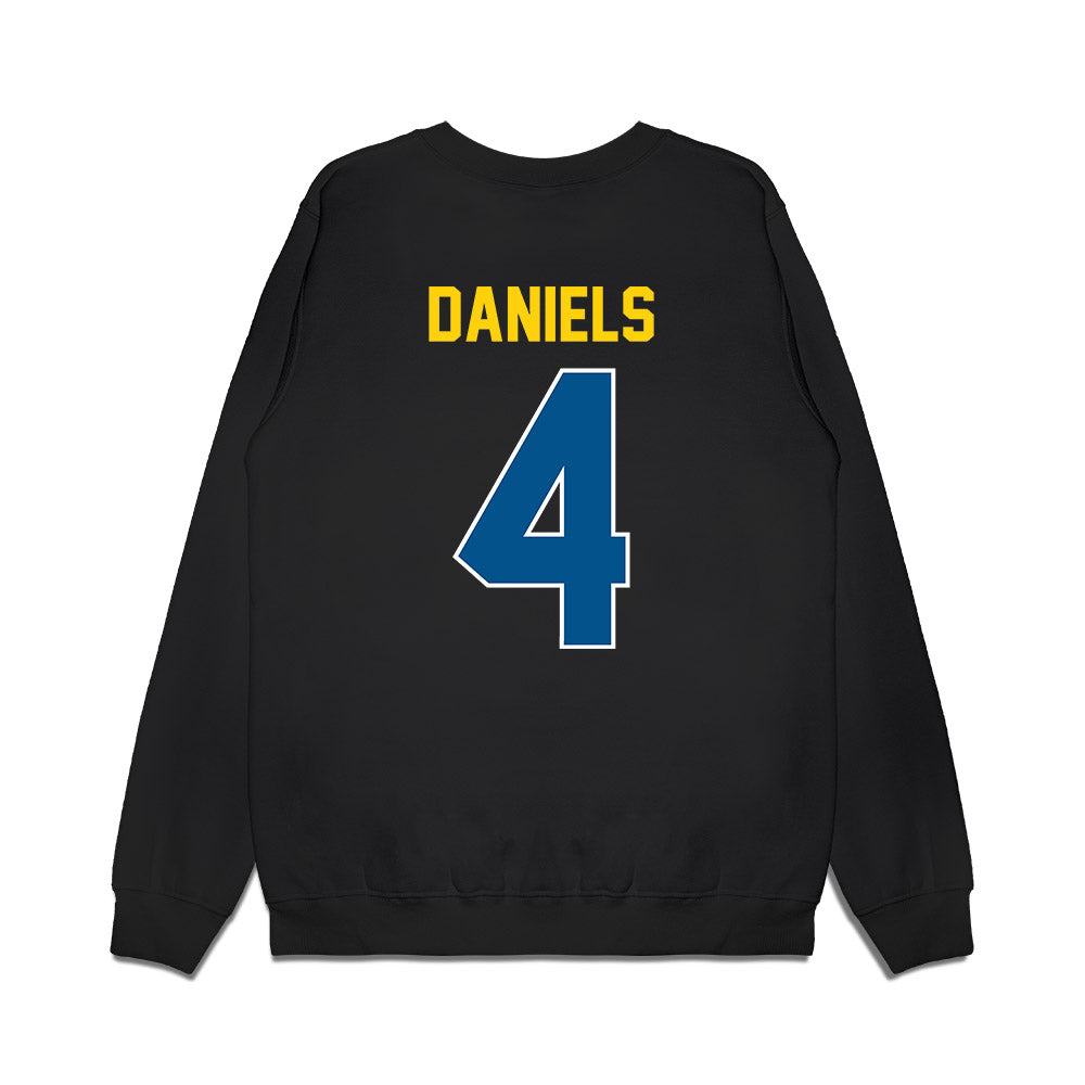Delaware - NCAA Football : Demarco Daniels - Vintage Helmet Premium Crewneck Sweatshirt-1