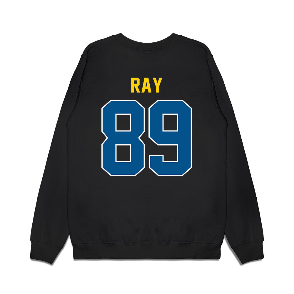 Delaware - NCAA Football : Nate Ray - Vintage Helmet Premium Crewneck Sweatshirt-1