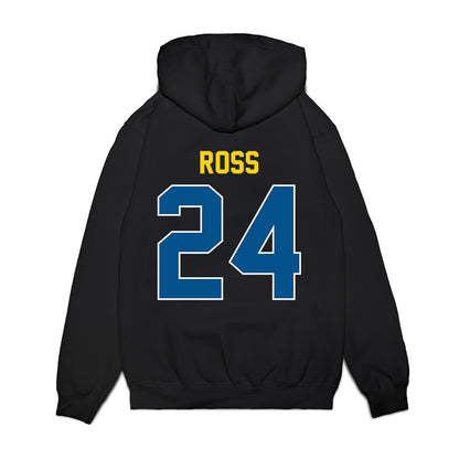 Delaware - NCAA Football : Jalen Ross - Vintage Helmet Premium Hooded Sweatshirt-1