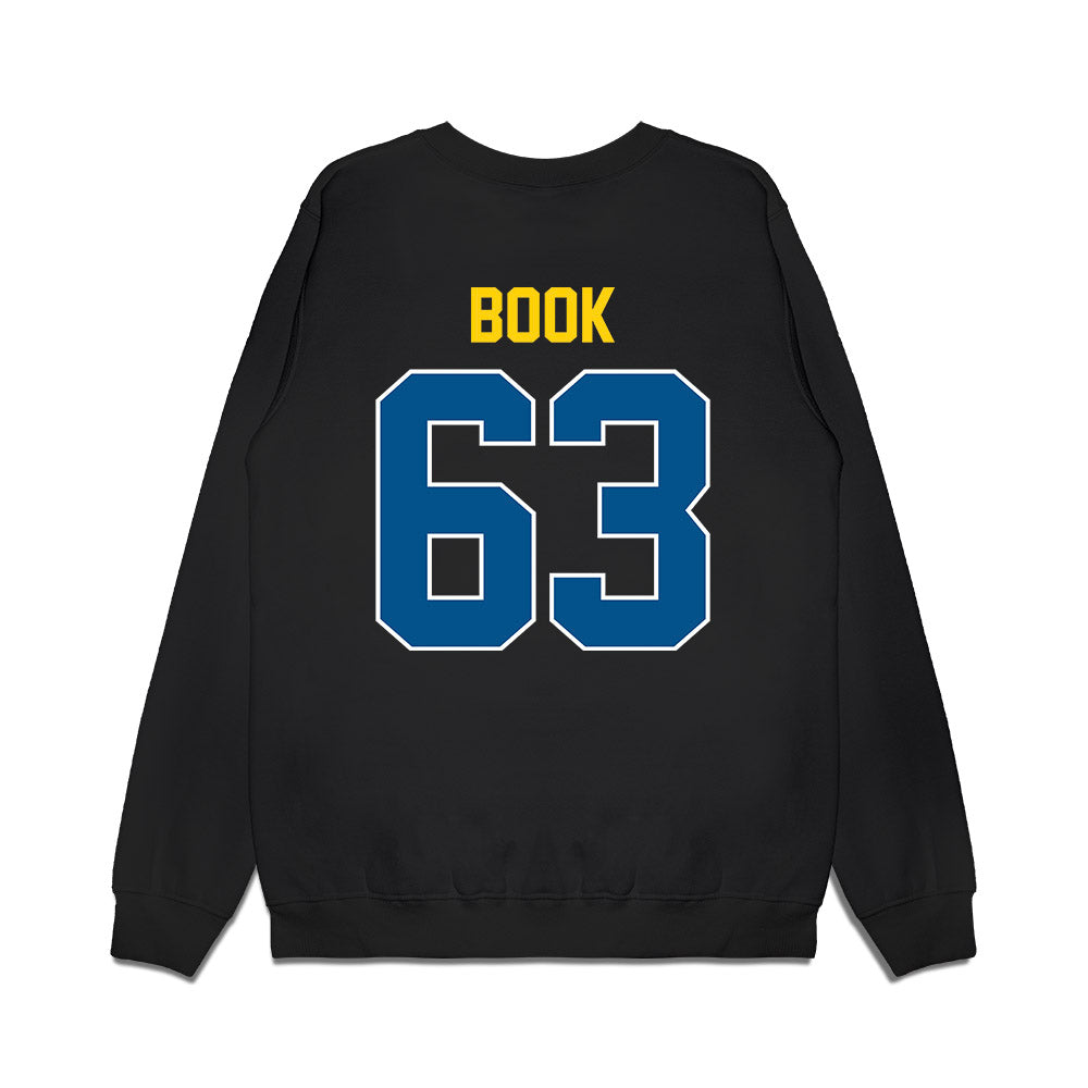 Delaware - NCAA Football : Collier Book - Vintage Helmet Premium Crewneck Sweatshirt-1
