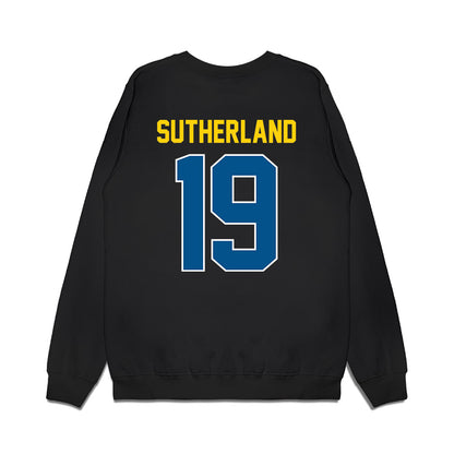 Delaware - NCAA Football : Sean Sutherland - Vintage Helmet Premium Crewneck Sweatshirt-1