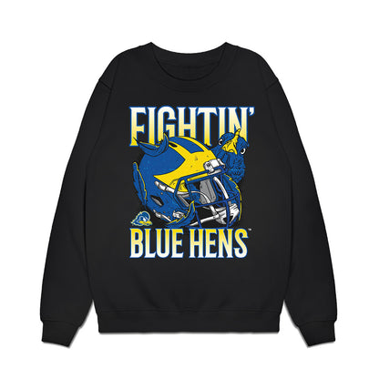 Delaware - NCAA Football : Gehret Gentzyel - Vintage Helmet Premium Crewneck Sweatshirt-0