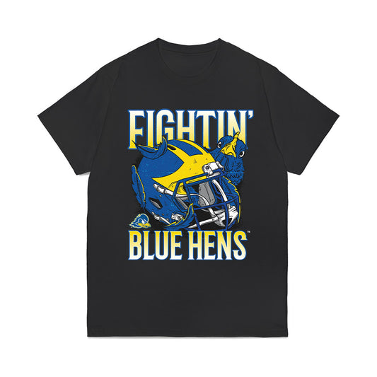 Delaware - NCAA Football : NaKeem Powell - Vintage Helmet Comfort Colors T-Shirt-0