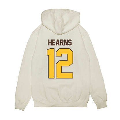 Wyoming - NCAA Football : Desman Hearns - Vintage Helmet Premium Hooded Sweatshirt-1
