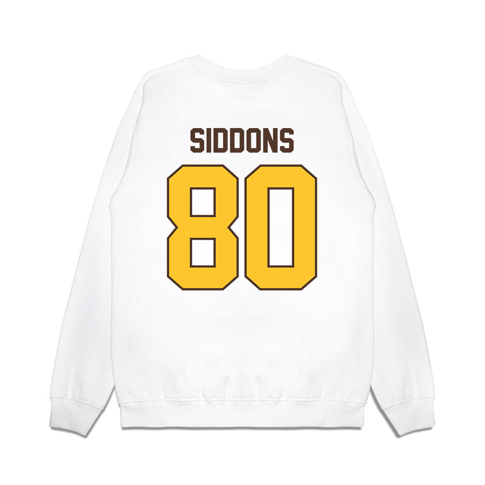 Wyoming - NCAA Football : Tyler Siddons - Vintage Helmet Premium Crewneck Sweatshirt-1