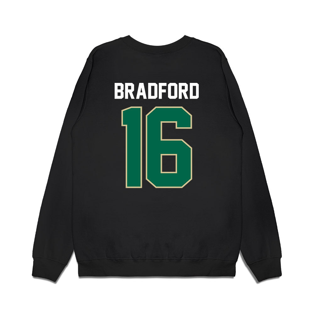 USF - NCAA Football : Jayden Bradford - Vintage Helmet Premium Crewneck Sweatshirt-1