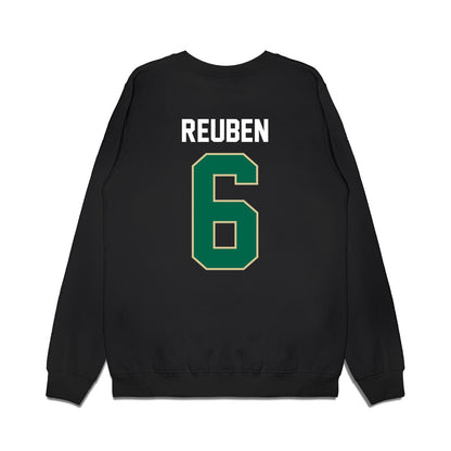 USF - NCAA Football : Mudia Reuben - Vintage Helmet Premium Crewneck Sweatshirt-1
