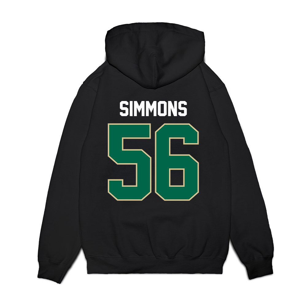 USF - NCAA Football : Terry Simmons - Vintage Helmet Premium Hooded Sweatshirt-1