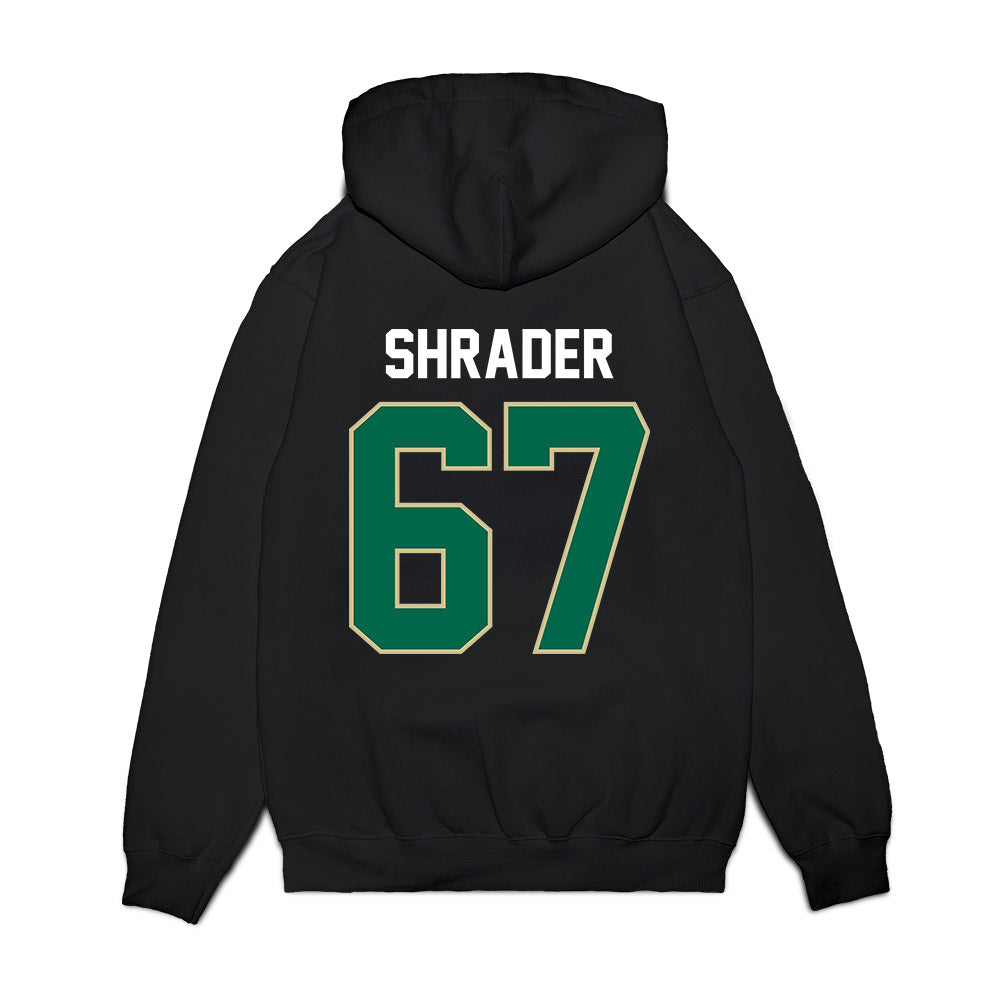 USF - NCAA Football : Thomas Shrader - Vintage Helmet Premium Hooded Sweatshirt-1