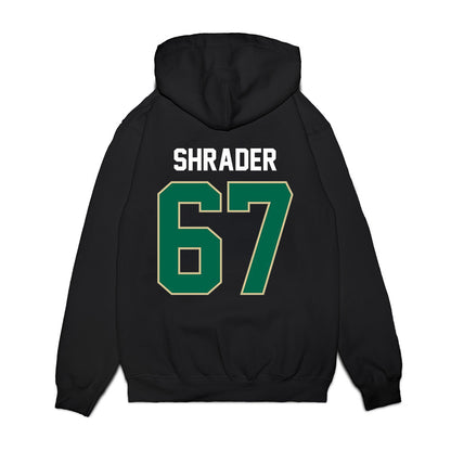 USF - NCAA Football : Thomas Shrader - Vintage Helmet Premium Hooded Sweatshirt-1