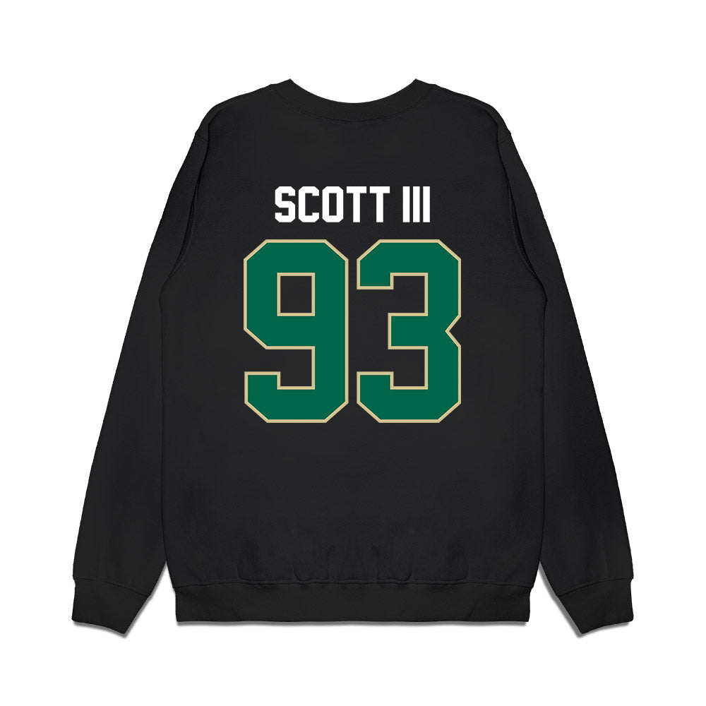 USF - NCAA Football : Richard Scott III - Vintage Helmet Premium Crewneck Sweatshirt-1
