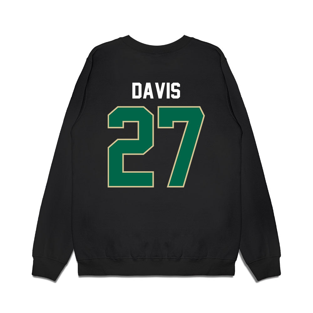 USF - NCAA Football : Jayden Davis - Vintage Helmet Premium Crewneck Sweatshirt-1