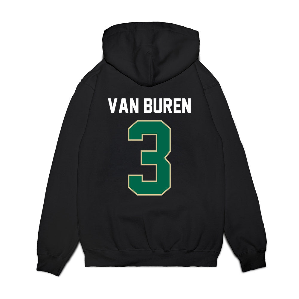 USF - NCAA Football : Michael Van Buren - Vintage Helmet Premium Hooded Sweatshirt-1