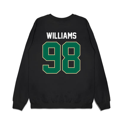 USF - NCAA Football : Marcus Williams - Vintage Helmet Premium Crewneck Sweatshirt-1