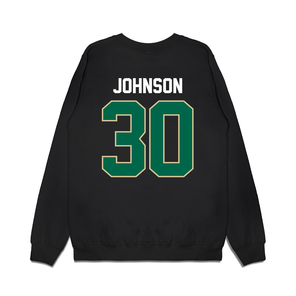 USF - NCAA Football : Jeremiah Johnson - Vintage Helmet Premium Crewneck Sweatshirt-1