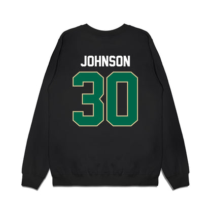 USF - NCAA Football : Jeremiah Johnson - Vintage Helmet Premium Crewneck Sweatshirt-1
